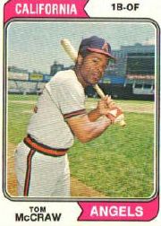 1974 Topps Baseball Cards      449     Tom McCraw